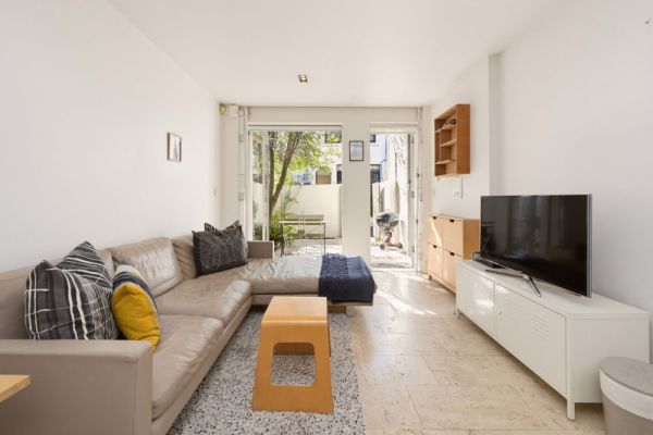 Charming Terrace in Bustling Locale